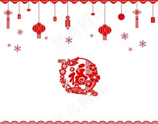 新年玻璃贴图片