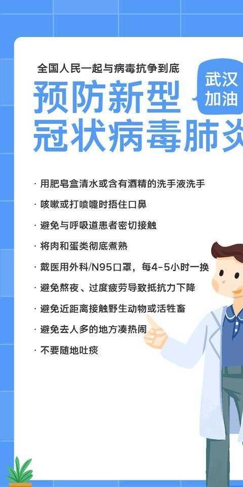 防控新冠肺炎图片psd模版下载