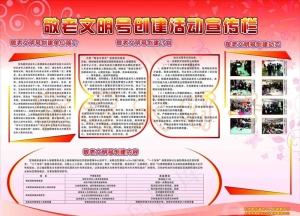 街道展板图片