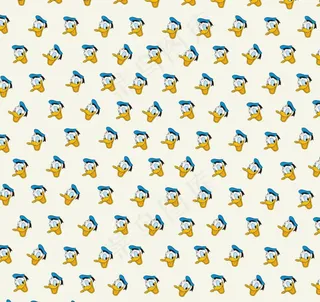 唐老鸭印花图片