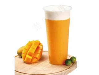 芒果奶盖图片