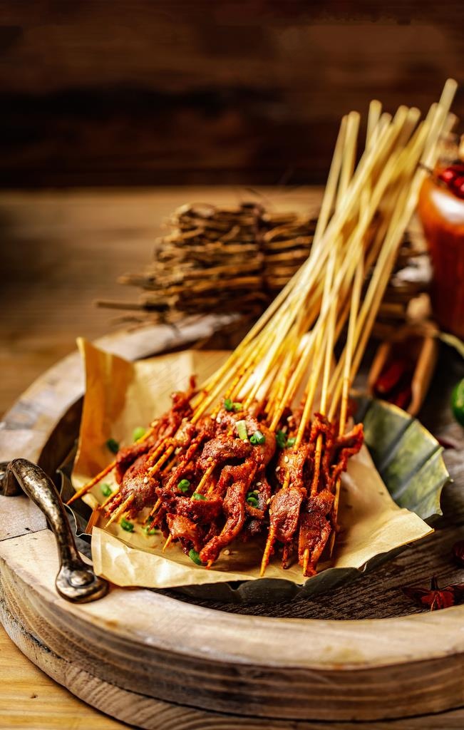 牛肉小串图片