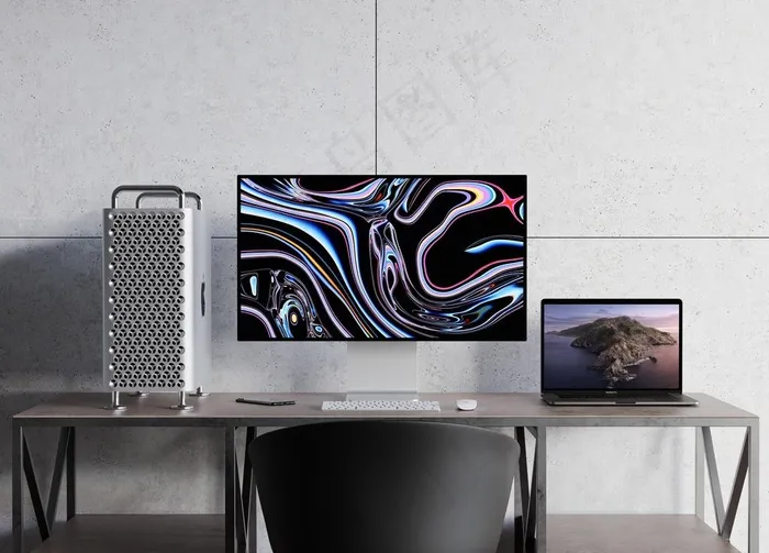苹果Mac Pro 2019图片(5000X3750(DPI:300))psd模版下载