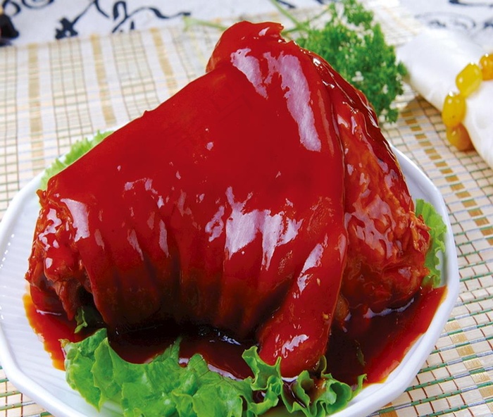 红烧肘子图片