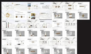 百货商场导视系统牌图片