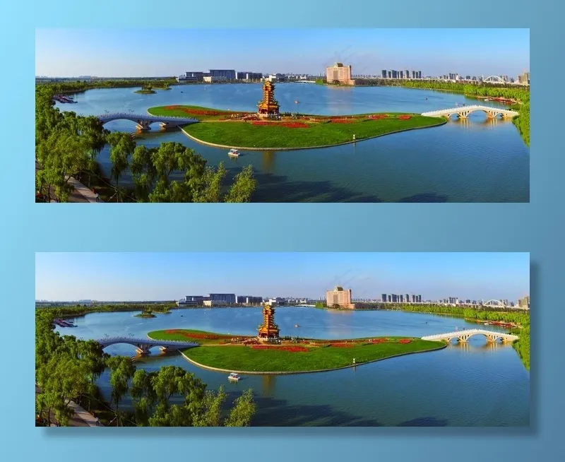 唐山丰南惠丰湖图片