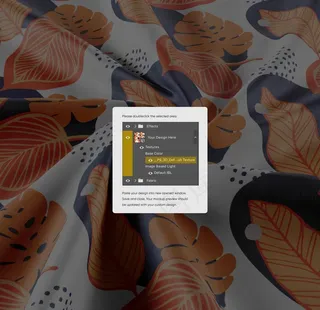 服装布料展示效果图图片