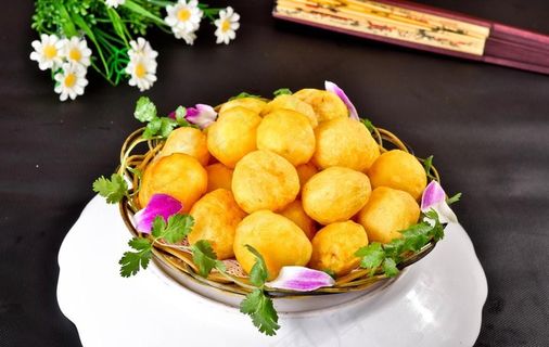 油炸小洋芋图片