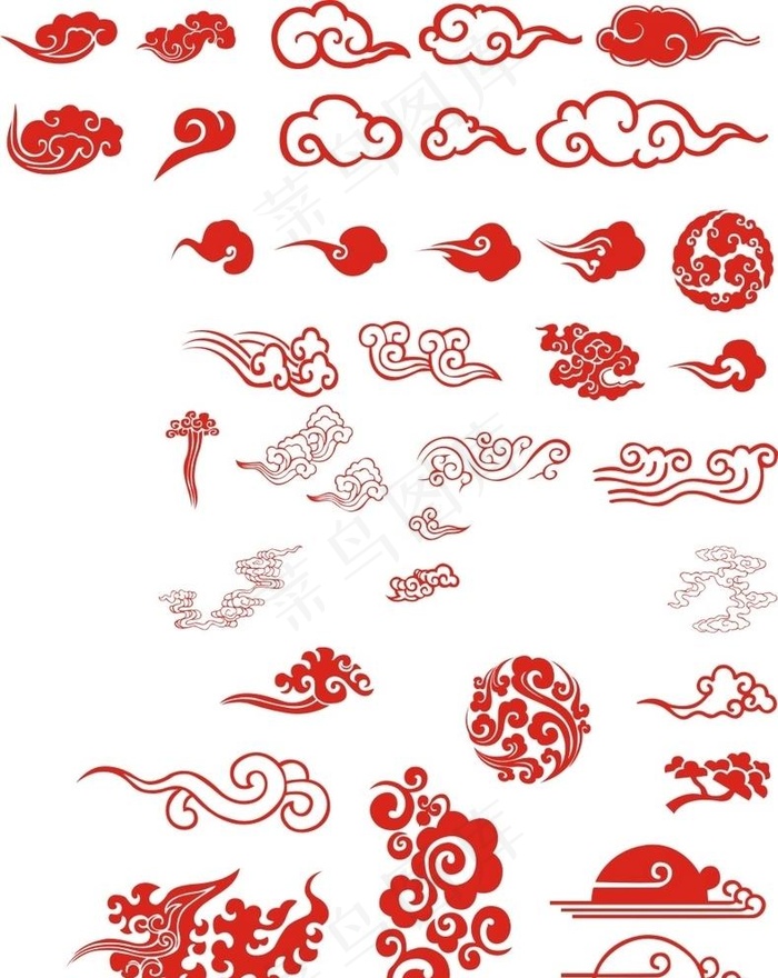 祥云图片cdr矢量模版下载