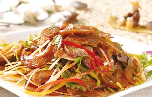 巧拌驴头肉图片 巧拌驴头肉图片