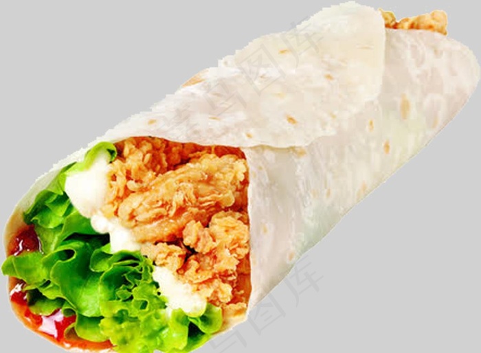 鸡肉卷免扣素材图片