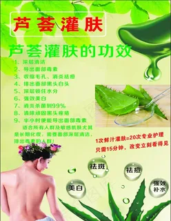 芦荟灌肤图片