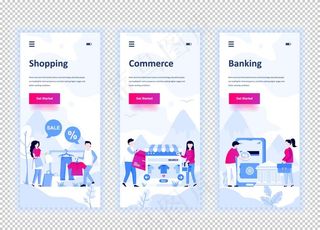 时尚 3D 立体 插画 海报图片