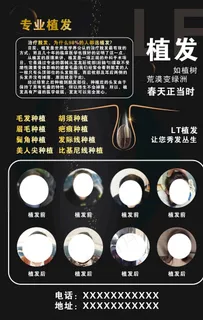 植发海报图片