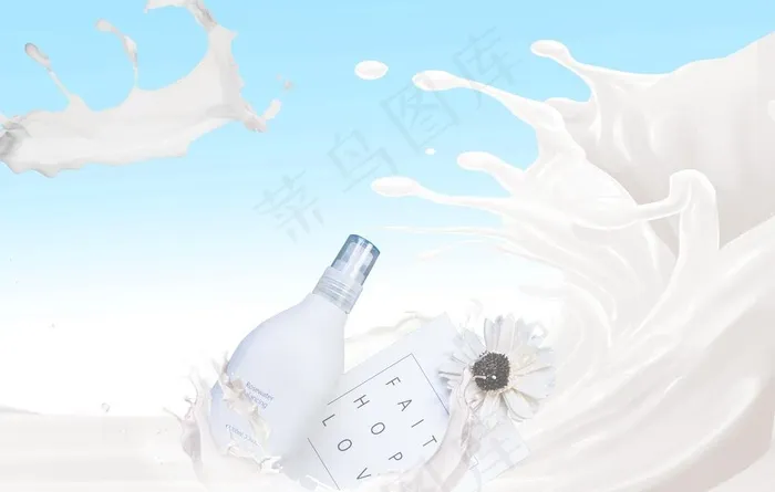 牛奶图片(3000X2000(DPI:254))psd模版下载