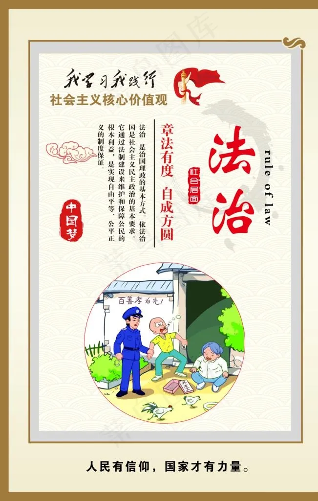 *核心价值观图片(7087X10630(DPI:300))psd模版下载