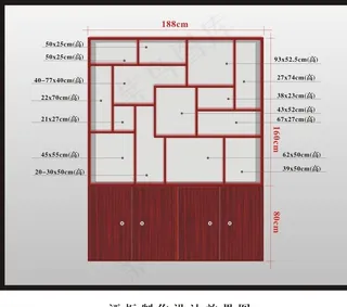 酒柜制作效果图图片