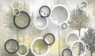 3D抽象树素材图片