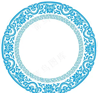 圆形花纹图片