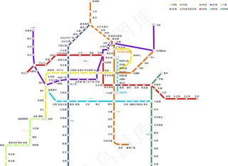 广州地铁线路图图片