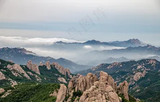 崂山云海图片