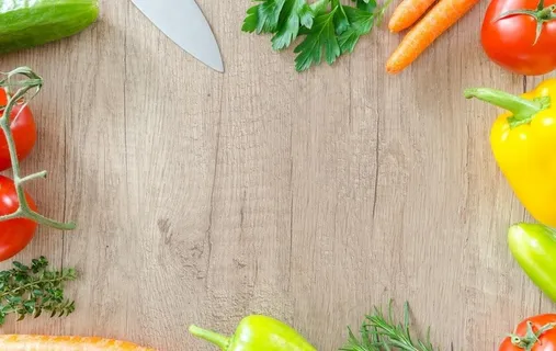 蔬菜边食材食物木板底纹纹理素材图片 蔬菜边食材食物木板底纹纹理素材图片