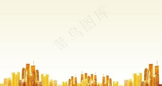 金色城市免扣图片