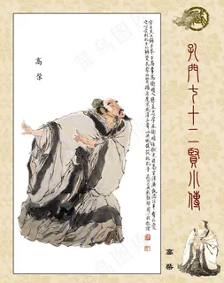 孔门七十二贤图片 孔门七十二贤图片