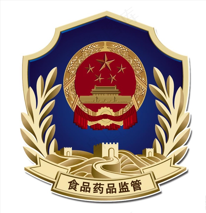 食品药品监督局图片psd模版下载