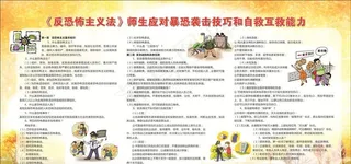 反恐宣传栏图片