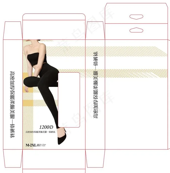 丝袜美女包装图图片ai矢量模版下载