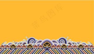 帝王 皇帝 官员 朝服 海水江图片