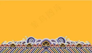 帝王 皇帝 官员 朝服 海水江图片