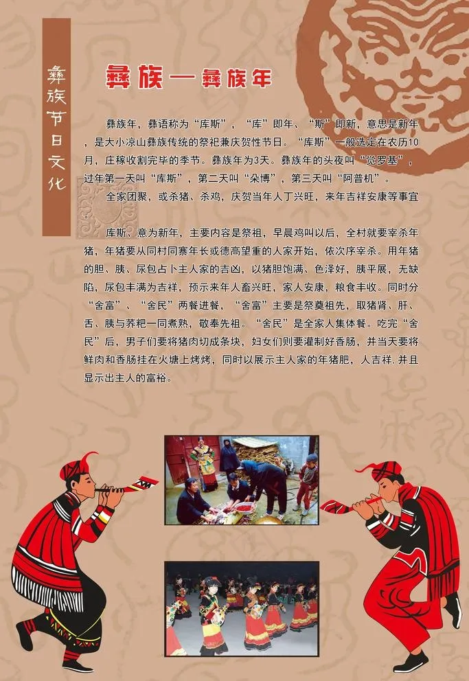 彝族文化 彝族年图片(4724X7087(DPI:200))psd模版下载