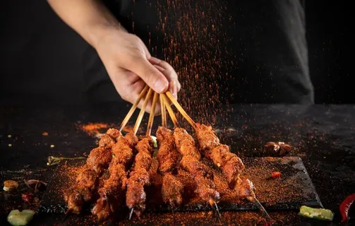 烧烤羊肉串图片 烧烤羊肉串图片