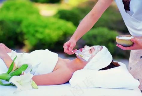 面膜 中药面膜 美容 SPA图片 面膜 中药面膜 美容 SPA图片