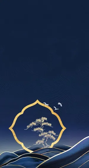 中国风开放画面图片