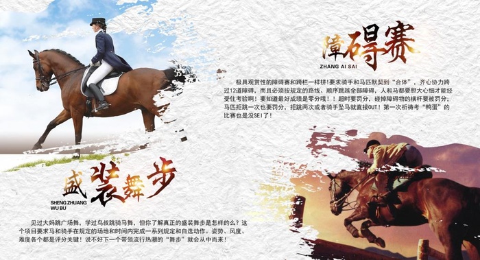 马术障碍赛 盛世舞步海报图片(3898X2233(DPI:100))psd模版下载