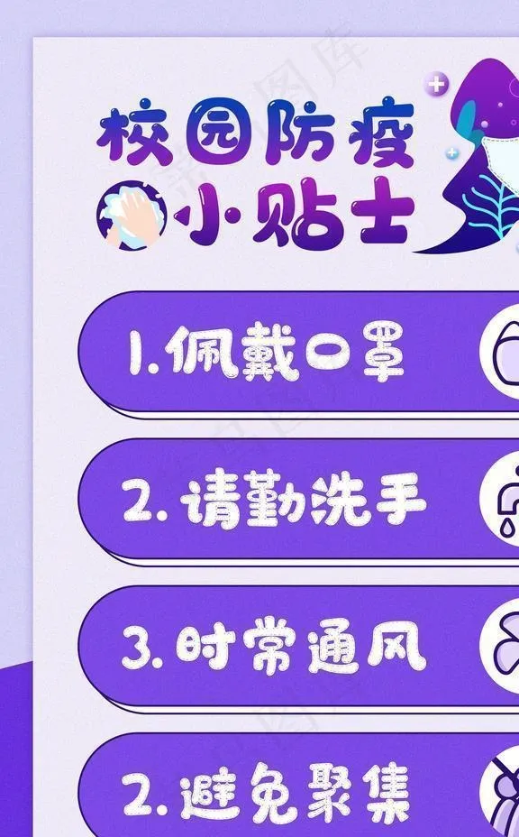 校园防疫图片(3543X4724(DPI:150))psd模版下载