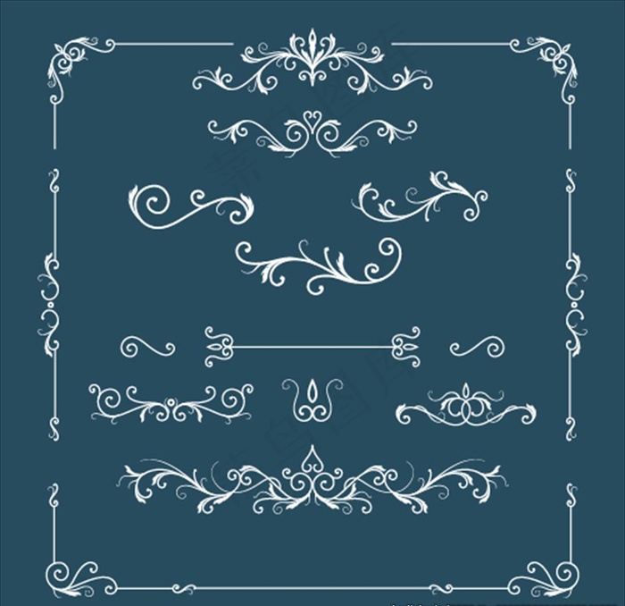 欧式花边图片