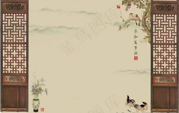 工笔画图片