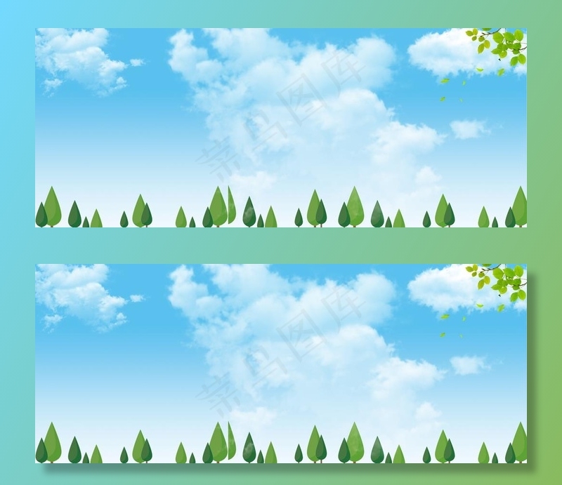 蓝天白云背景图片(3780X1654(DPI:120))psd模版下载
