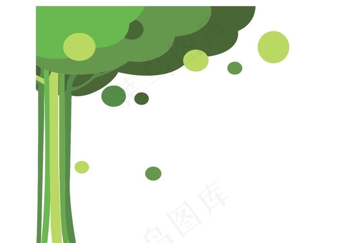大树图片cdr矢量模版下载