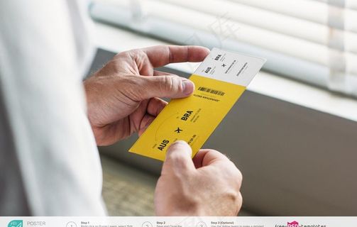 门票样机卡券样机图片