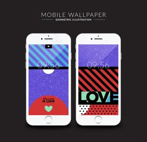 手机锁屏界面图片