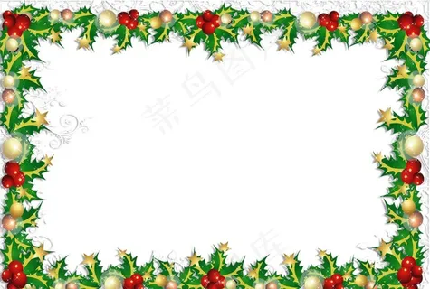 圣诞节花边图片