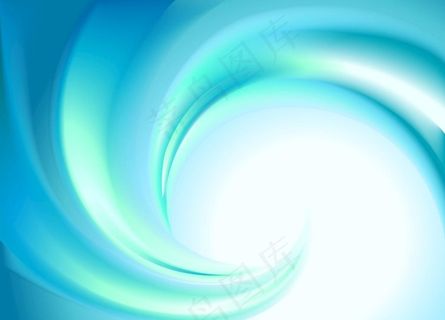 蓝色旋转质感空间图片