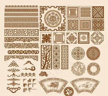 中国风花纹边框图片