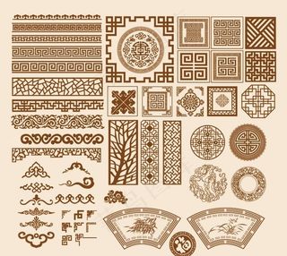 中国风花纹边框图片