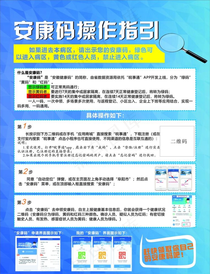 安康流程图片cdr矢量模版下载